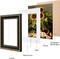 5x7 Picture Frames Set of 2, Vintage Photo Frames with Glass(Black Gold)7"L x 5"W